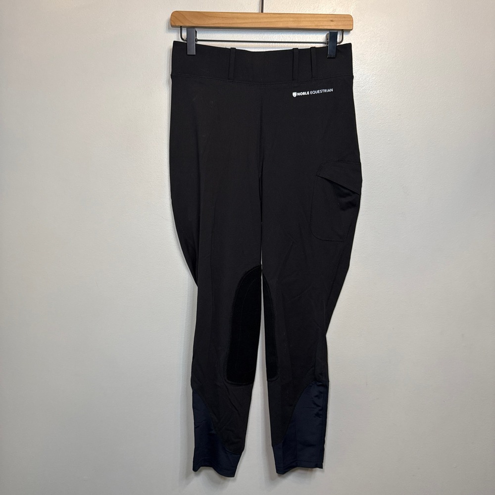 Noble Equestrian Balance Tight Riding Breeches Booty Boost Black Women's Medium